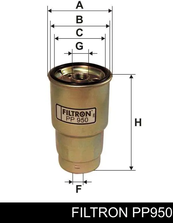 Do koszyka PP950 Filtron Filtr paliwa