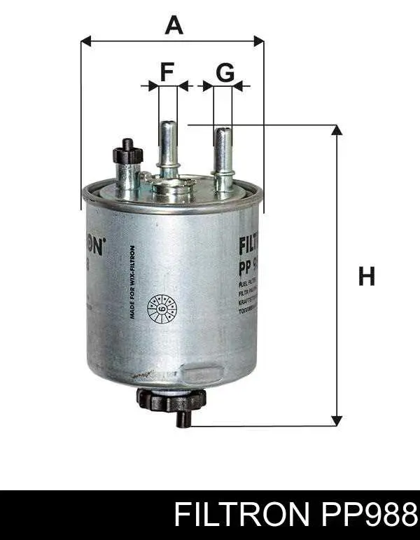 Do koszyka PP988 Filtron Filtr paliwa