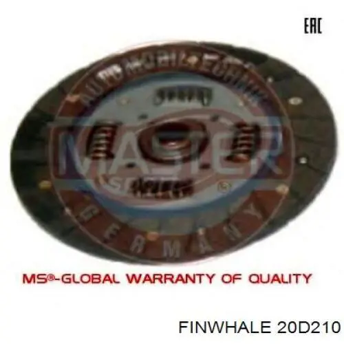 20D210 Finwhale Tarcza sprzęgła