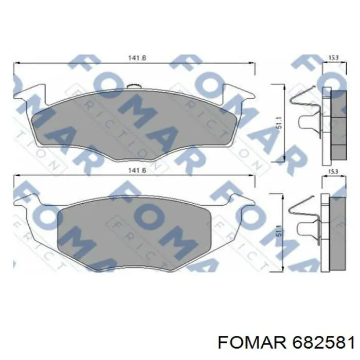 Do koszyka 986424449 Bosch Klocki hamulcowe przednie tarczowe
