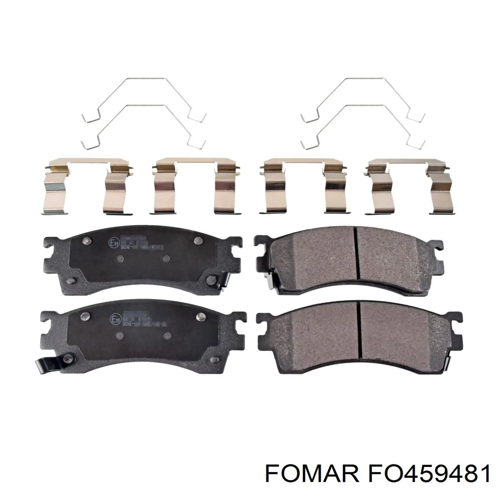 FO 459481 Fomar Roulunds klocki hamulcowe przednie tarczowe