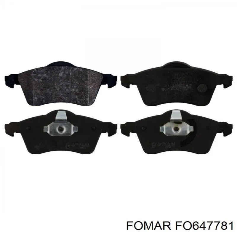 Klocki hamulcowe przednie tarczowe Fomar Roulunds FO647781 cena, od 25,45 USD