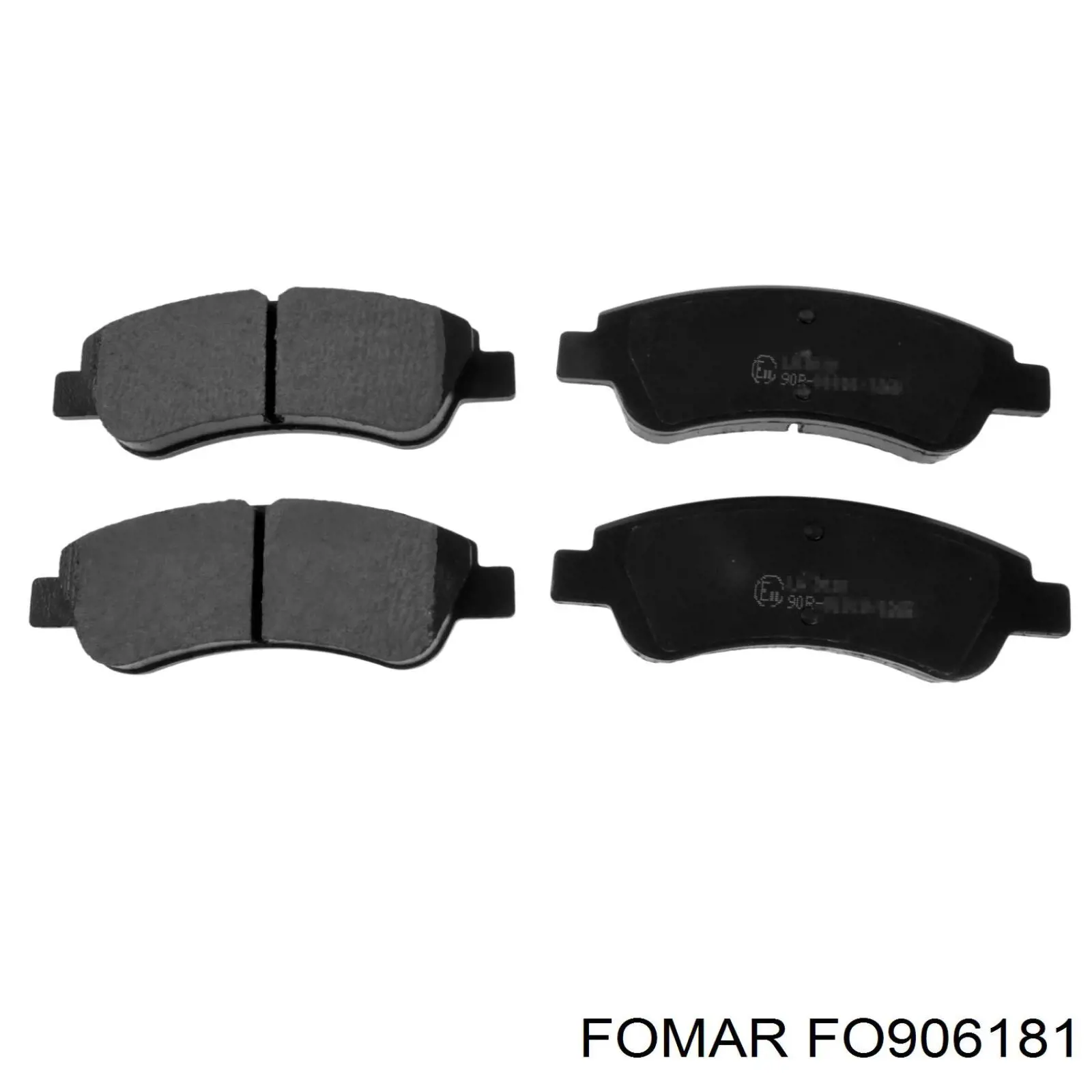 FO906181 Fomar Roulunds Klocki hamulcowe przednie tarczowe