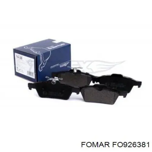 Do koszyka FO926381 Fomar Roulunds Okładziny (klocki) do hamulców tarczowych tylne