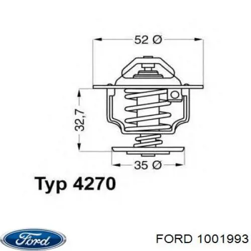 Do koszyka 1001993 Ford Termostat