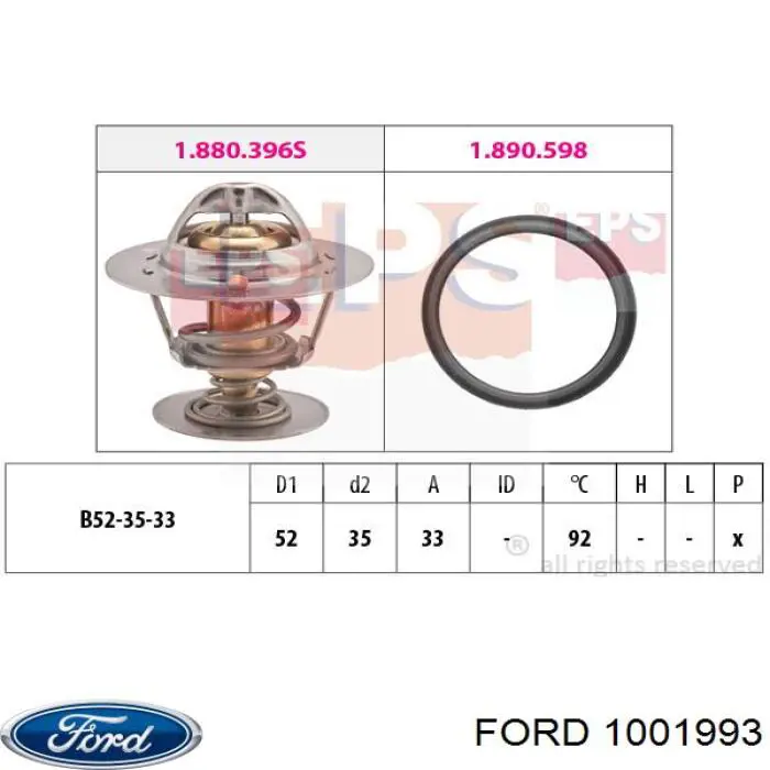 Termostat Ford 1001993