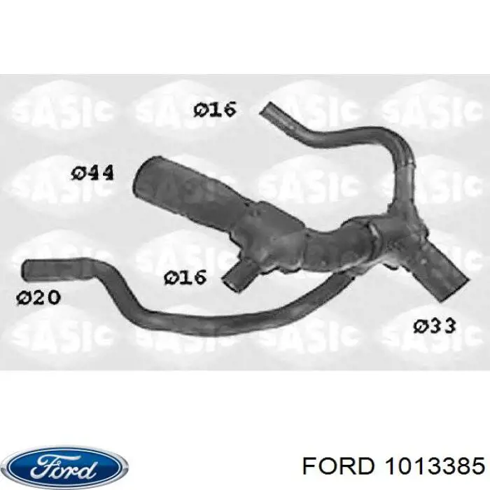 Przewód (króciec) chłodnicy dolny Ford 1013385 cena, od 57,84 USD