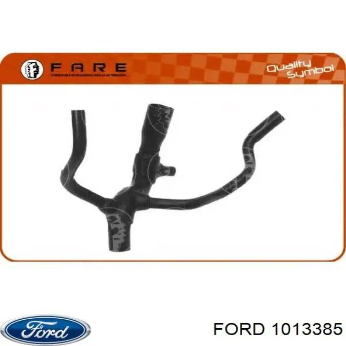 Do koszyka 1013385 Ford Przewód (króciec) chłodnicy dolny