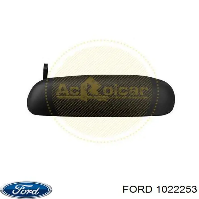 Klamka drzwi przednich zewnętrzna lewa Ford 1022253 cena, od 30,65 USD