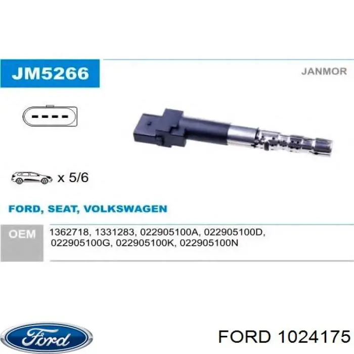 Do koszyka 1024175 Ford Błotnik przedni prawy