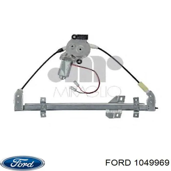 Mechanizm podnoszenia szyby drzwi przednich lewych Ford 1049969 cena, od 101,38 USD