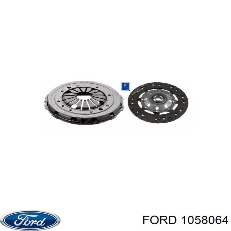 1058064 Ford zestaw sprzęgła (3 części)