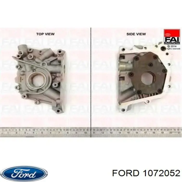 1072052 Ford pompa oleju