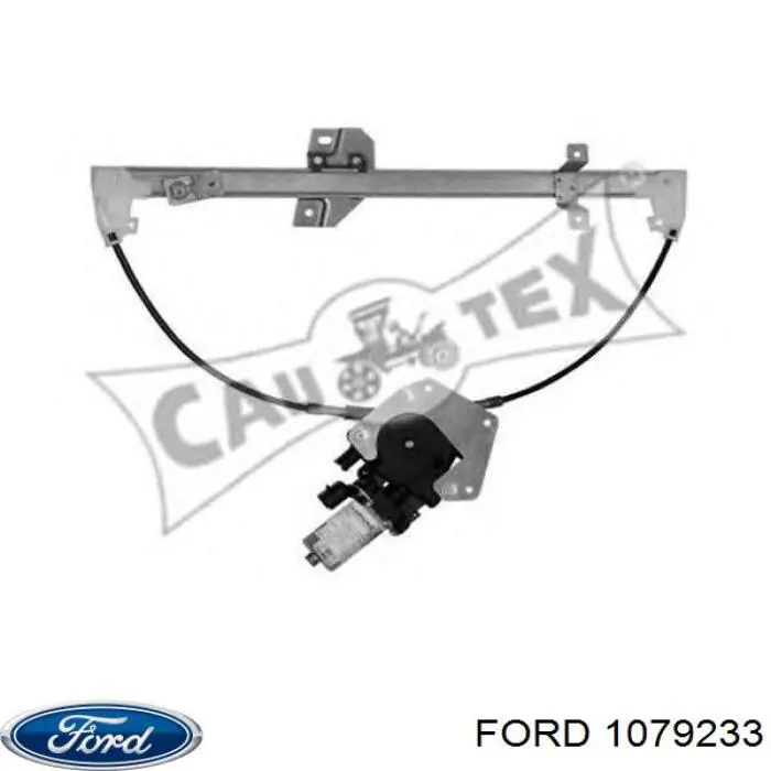 Do koszyka Mechanizm podnoszenia szyby drzwi przednich prawych Ford Fiesta Mk4 JAS, JBS