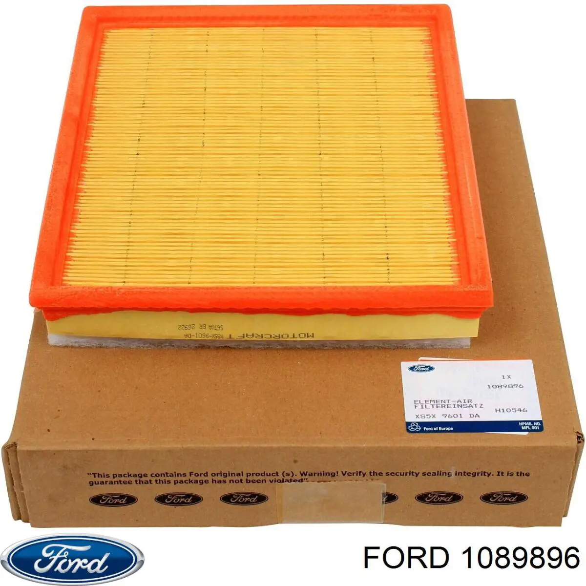 1089896 Ford filtr powietrza