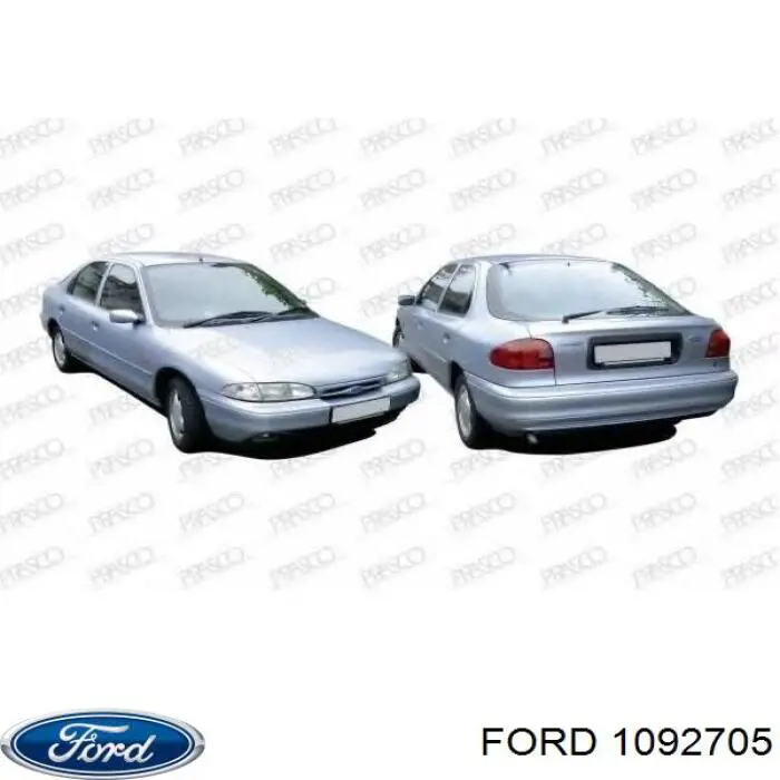 Do koszyka Nadkole błotnika przedniego prawe Ford Mondeo II BFP