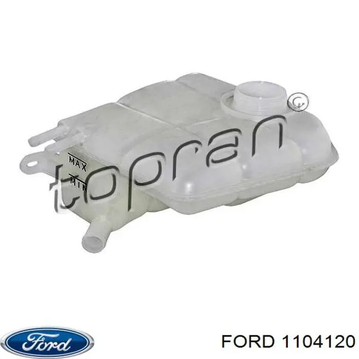 Do koszyka 1104120 Ford Zbiorniczek wyrównawczy układu chłodzenia