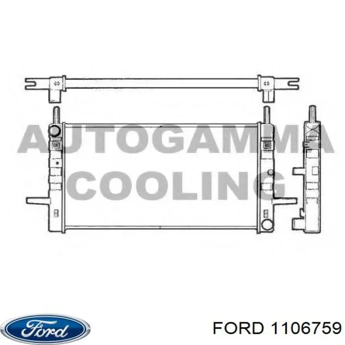 1106759 Ford Chłodnica silnika