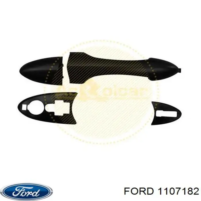 Klamka drzwi przednich zewnętrzna lewa Ford 1107182 cena, od 30,65 USD