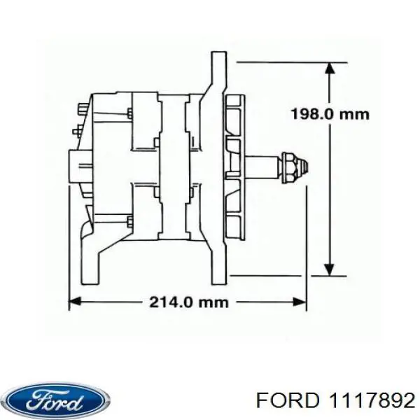 Zbiorniczek wyrównawczy układu chłodzenia Ford 1117892 cena, od 30,70 USD