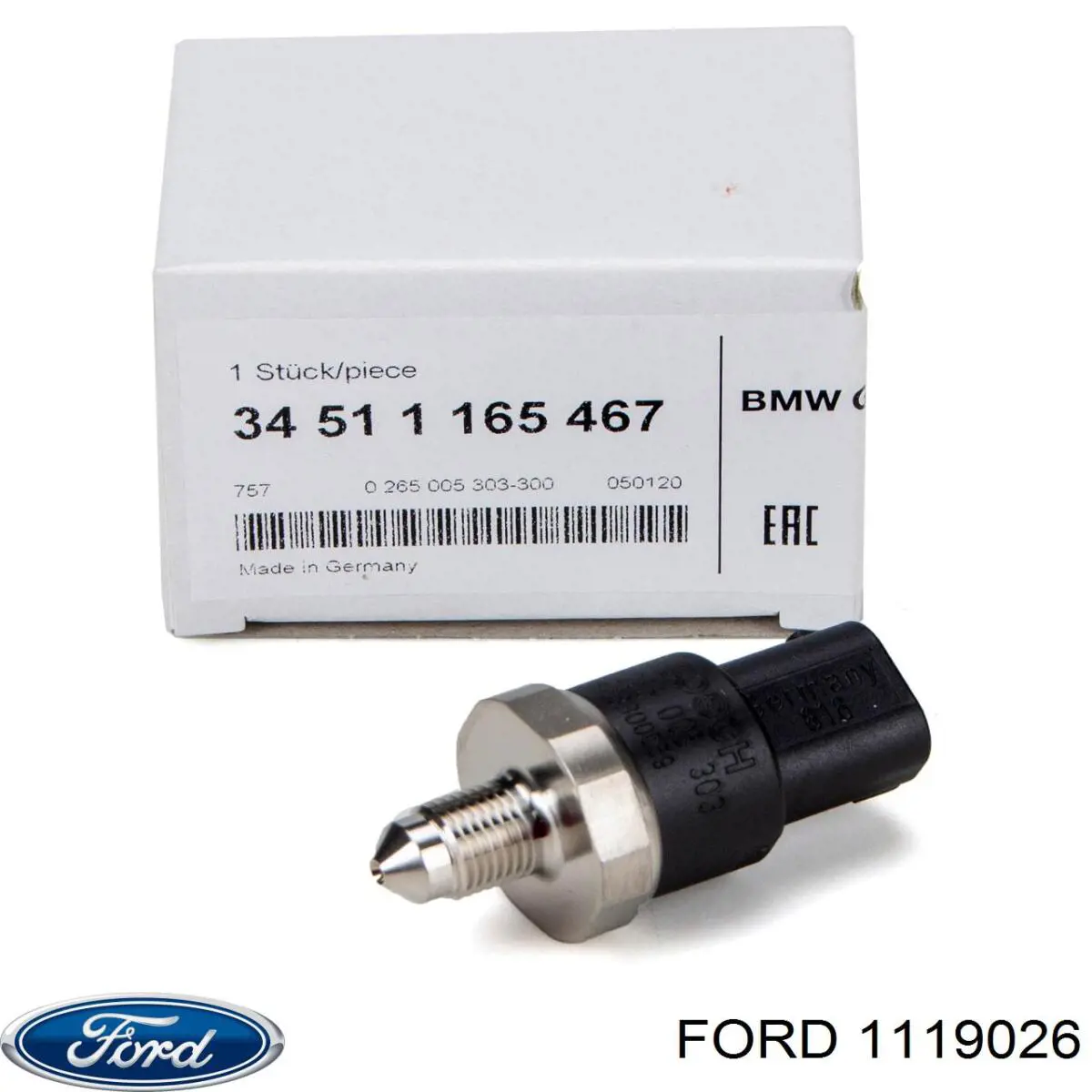 Do koszyka 1119026 Ford Czujnik ciśnienia płynu hamulcowego