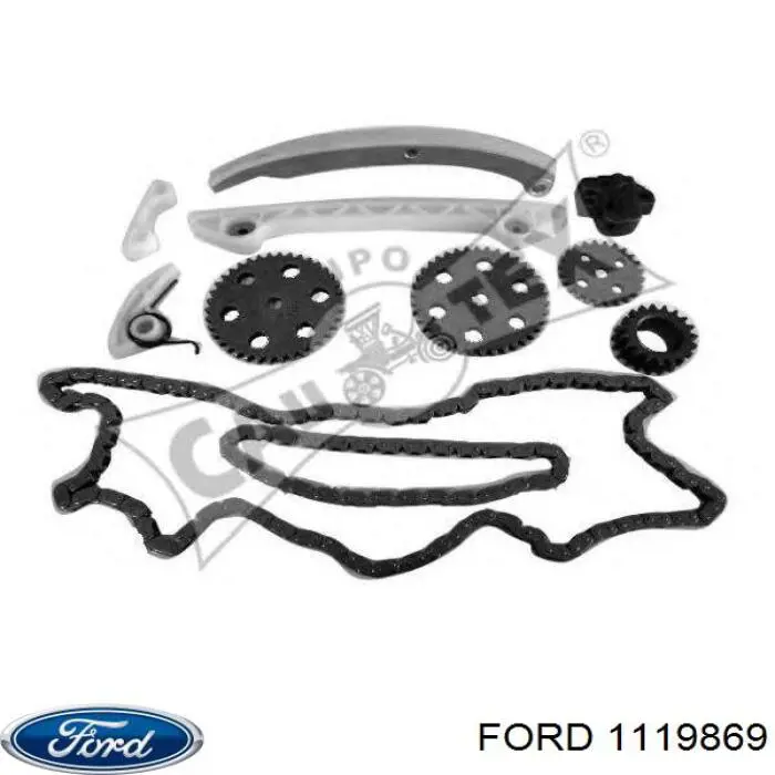 Prowadnica napinacza łańcucha rozrządu Ford 1119869 cena, od 43,58 USD