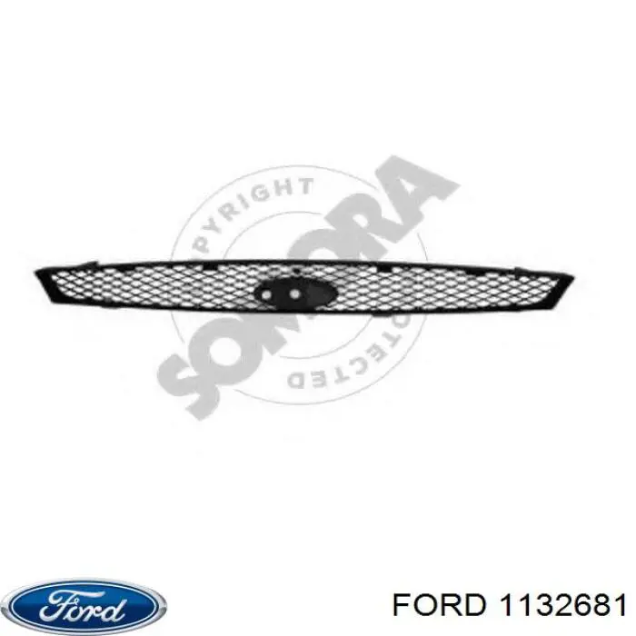 Do koszyka 1744773 Ford Atrapa chłodnicy