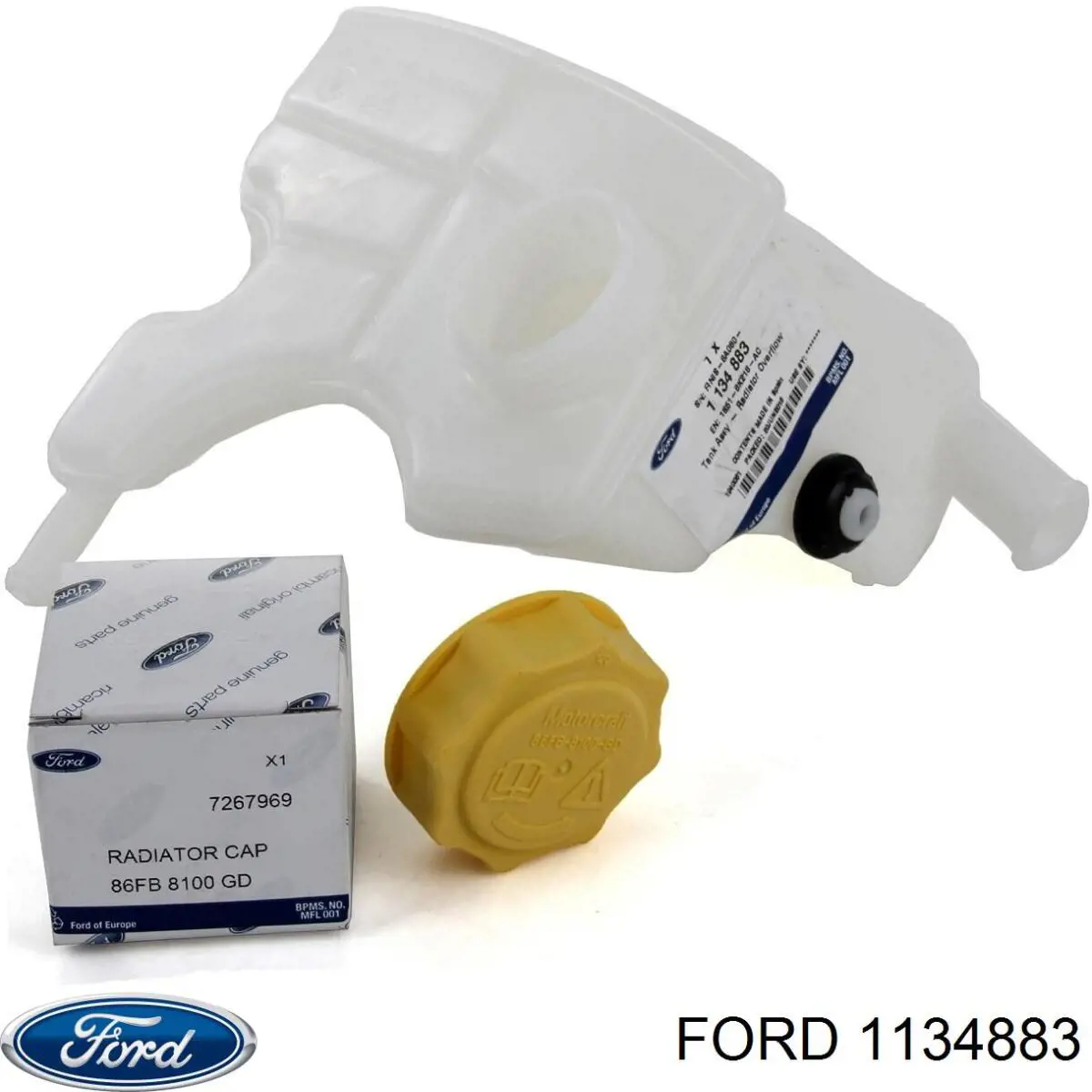 Zbiorniczek wyrównawczy układu chłodzenia Ford 1134883 cena, od 29,12 USD