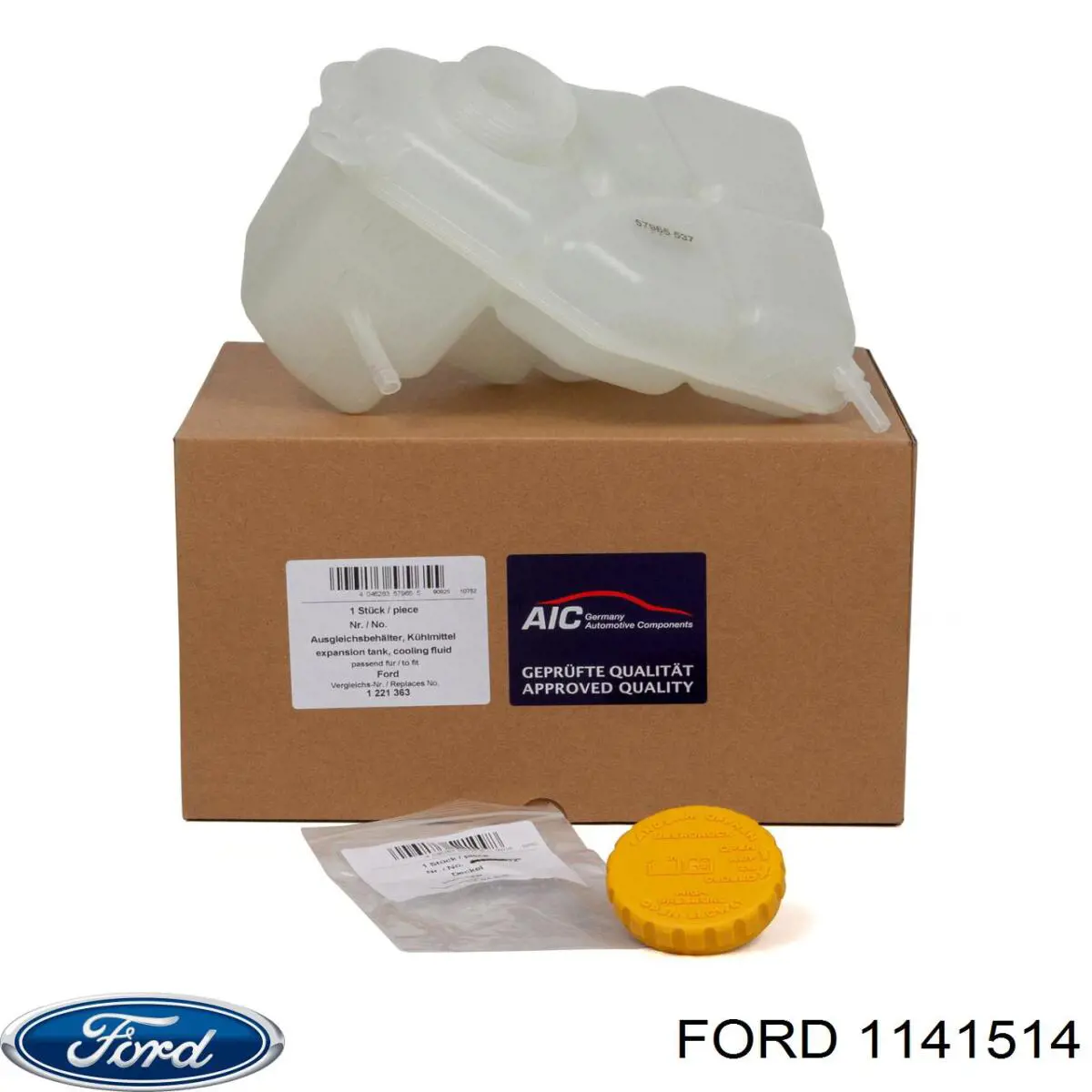 Zbiorniczek wyrównawczy układu chłodzenia Ford 1141514 cena, od 23,29 USD