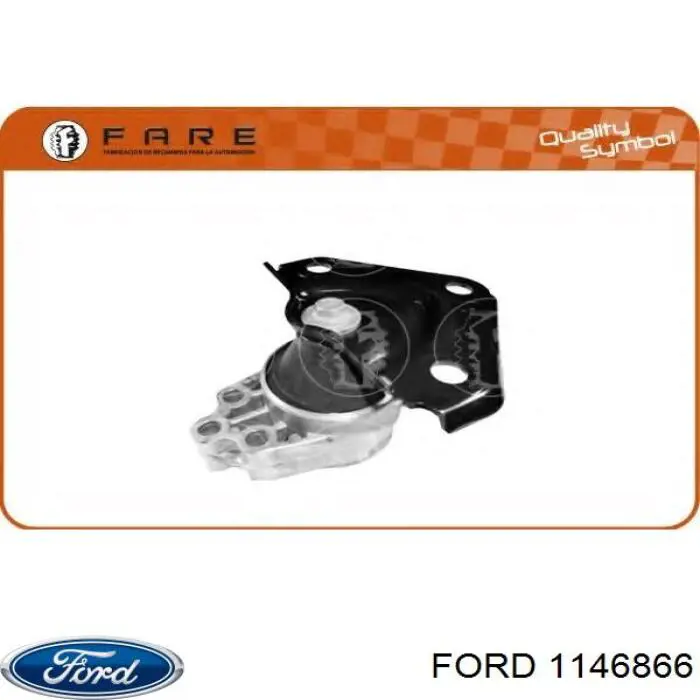 Do koszyka 1146866 Ford Poduszka (podpora) silnika prawa