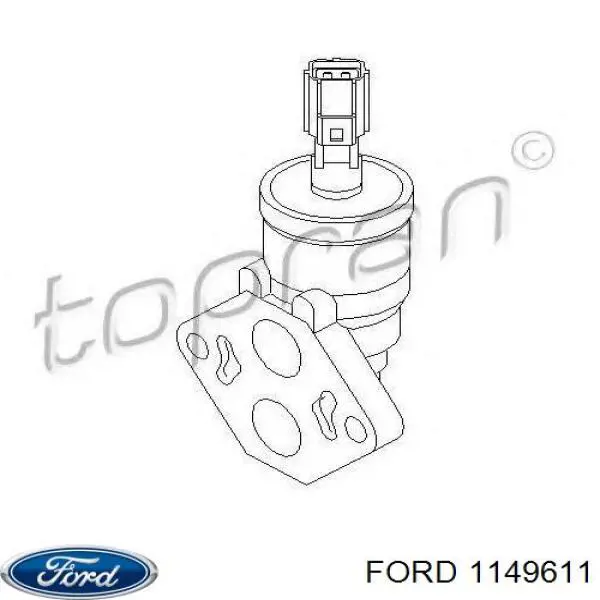 Do koszyka 1149611 Ford Regulator biegu jałowego