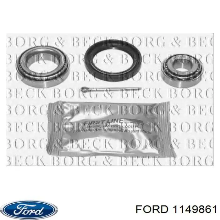 Do koszyka 1149861 Ford Wzmocnienie zderzaka tylnego