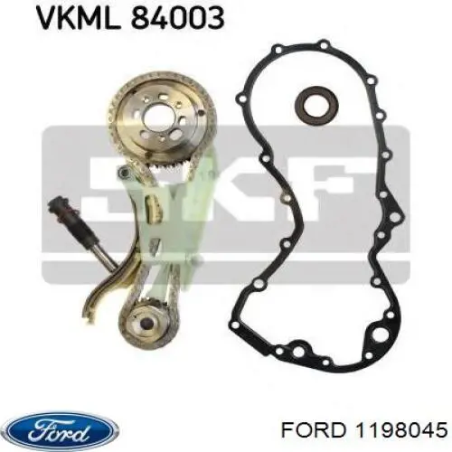 1198045 Ford Uszczelniacz wału korbowego przedni