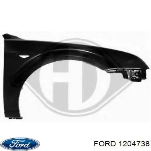Błotnik przedni prawy Ford 1204738 cena, od 118,47 USD