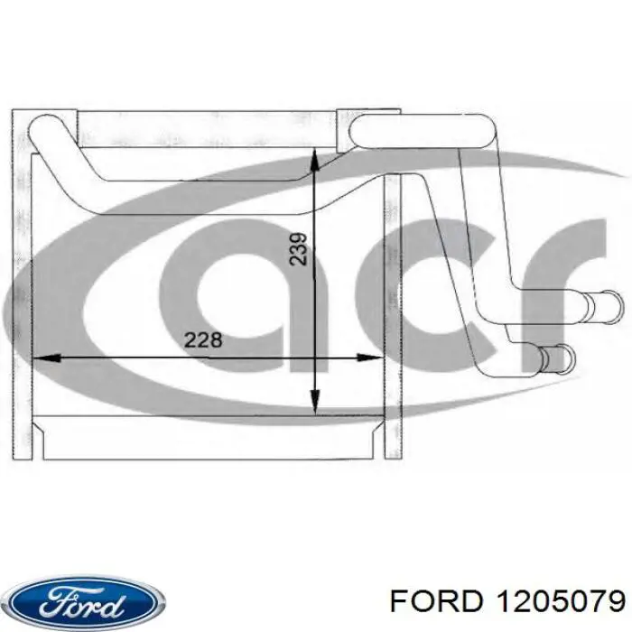 Do koszyka Parownik klimatyzacji Ford Transit IV E