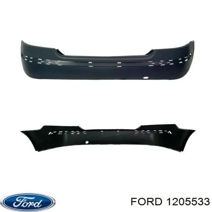 Do koszyka 1205533 Ford Zderzak tylny
