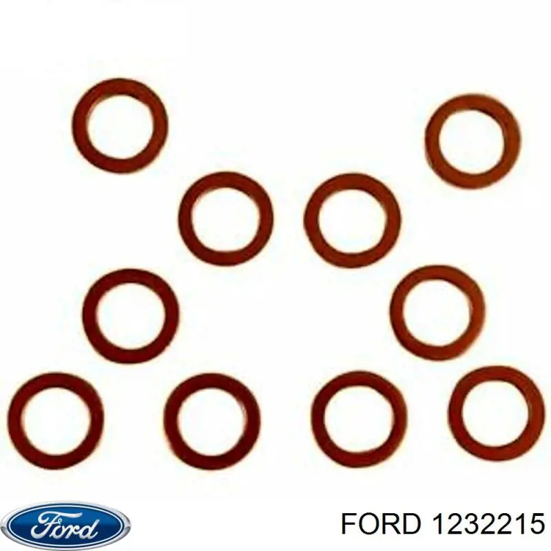 Do koszyka 1232215 Ford Uszczelka przewodu dopływu oleju do turbiny