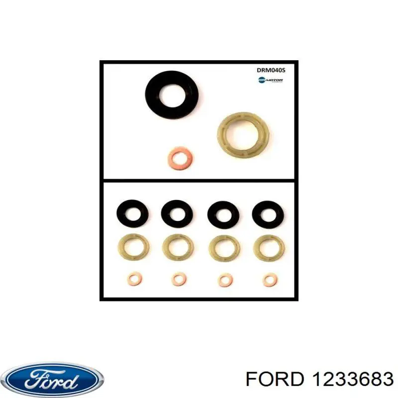 1233683 Ford Pierścień uszczelniający wtryskiwacza