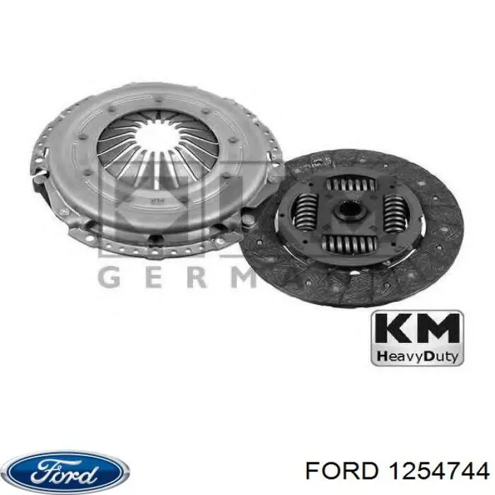 1254744 Ford zestaw sprzęgła (3 części)