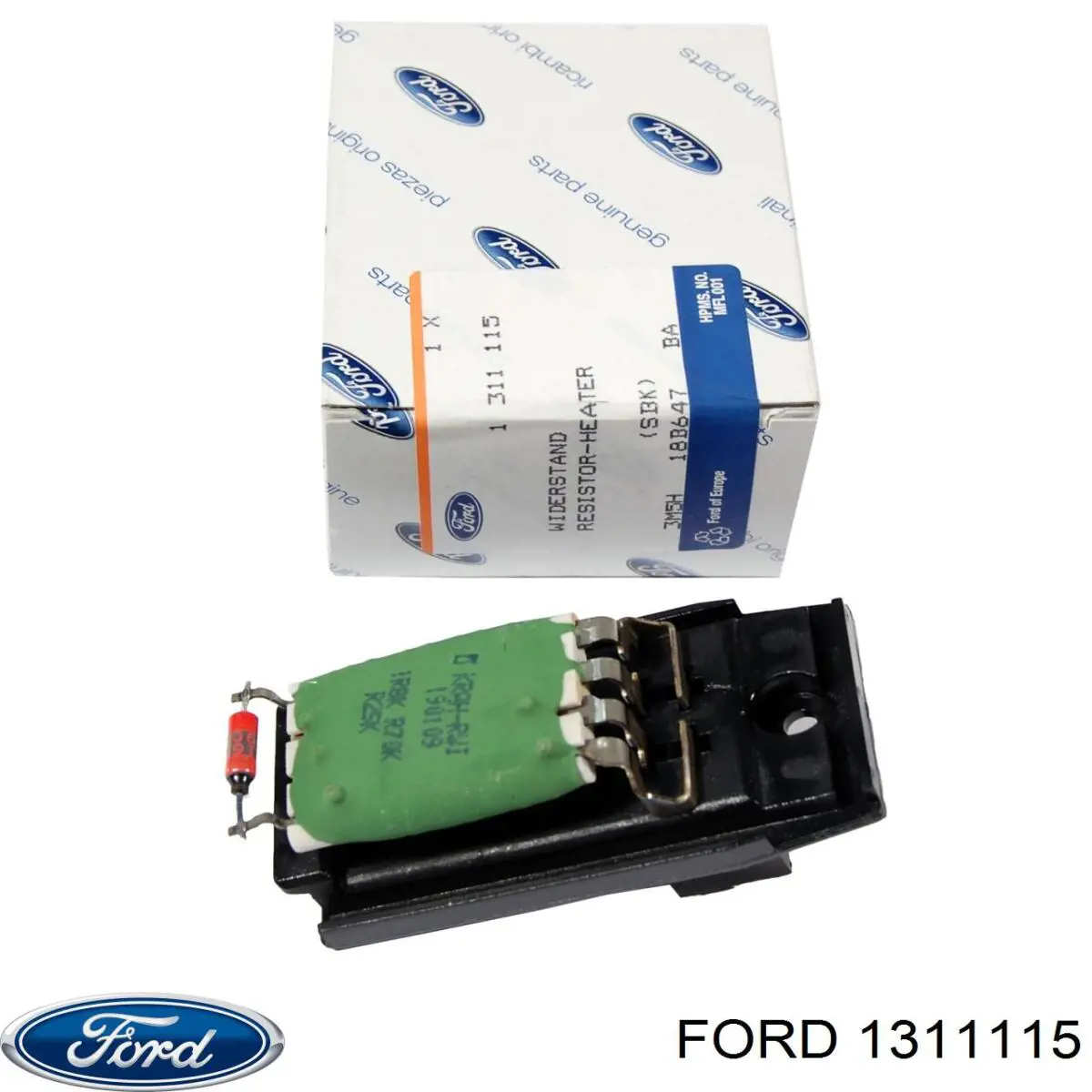 Rezystor wentylatora nagrzewnicy (ogrzewacza kabiny) Ford 1311115 cena, od 15,01 USD