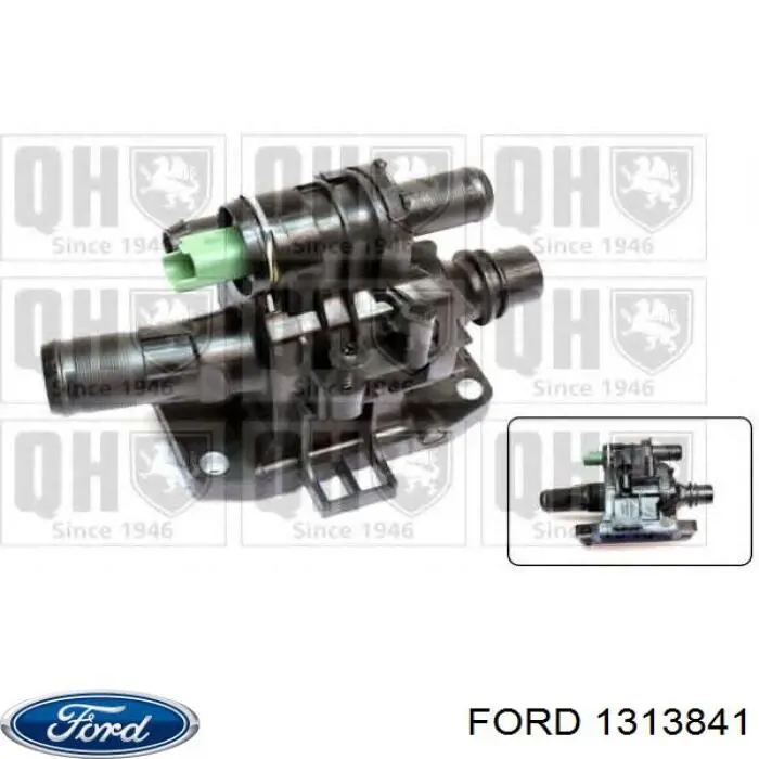 Do koszyka 1313841 Ford Obudowa termostatu
