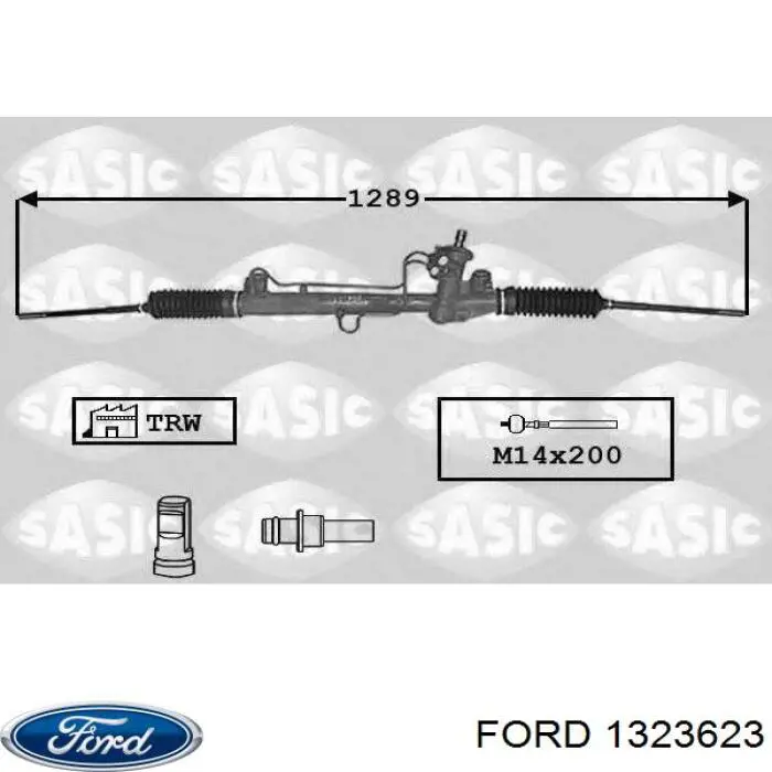 1323623 Ford listwa kierownicza (maglownica)