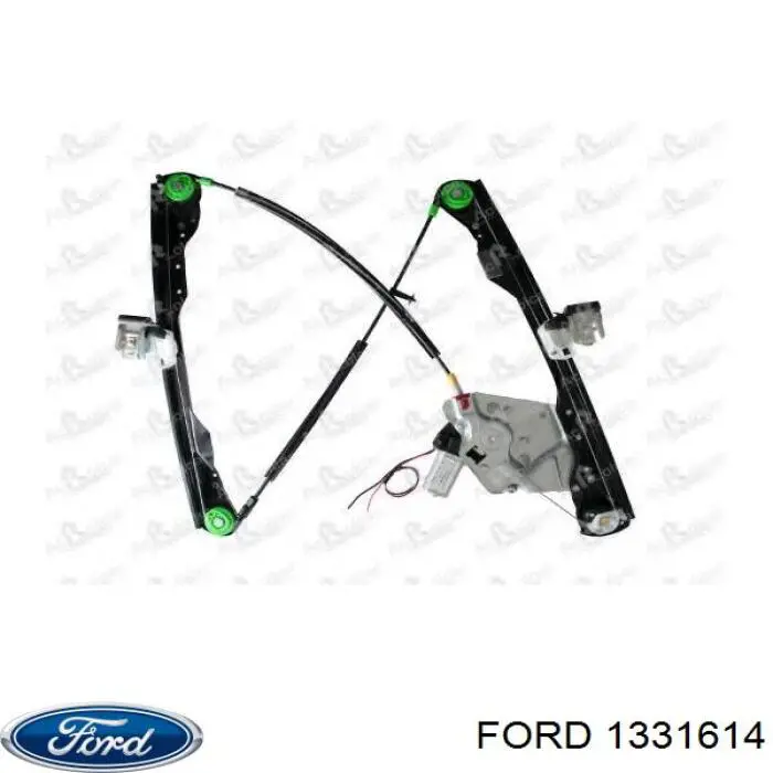 1331614 Ford Mechanizm podnoszenia szyby drzwi przednich lewych