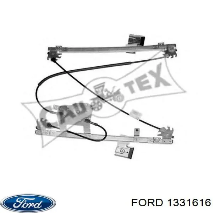 Do koszyka 1331616 Ford Mechanizm podnoszenia szyby drzwi przednich prawych