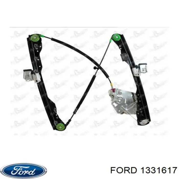 1331617 Ford mechanizm podnoszenia szyby drzwi przednich prawych