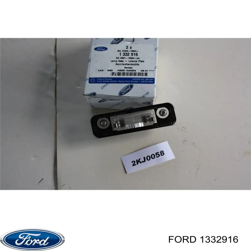Lampa oświetlenia tylnej tablicy rejestracyjnej Ford 1332916 cena, od 11,79 USD