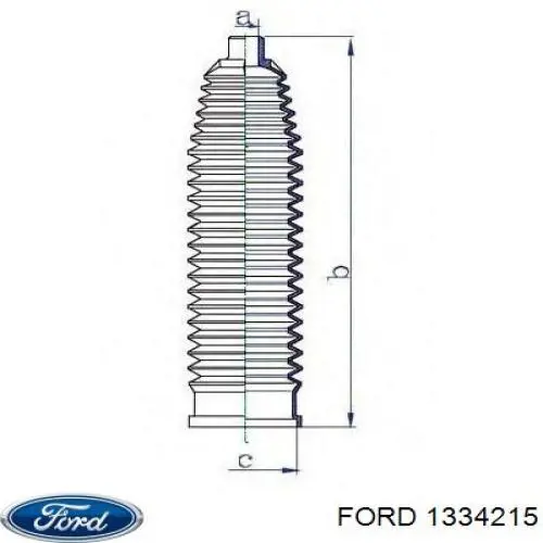 Osłona mechanizmu kierowniczego (maglownicy) Ford 1334215 cena, od 7,64 USD