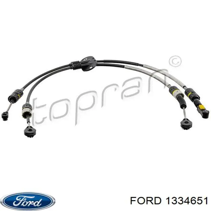 1334651 Ford Linka dźwigni zmiany biegów podwójna
