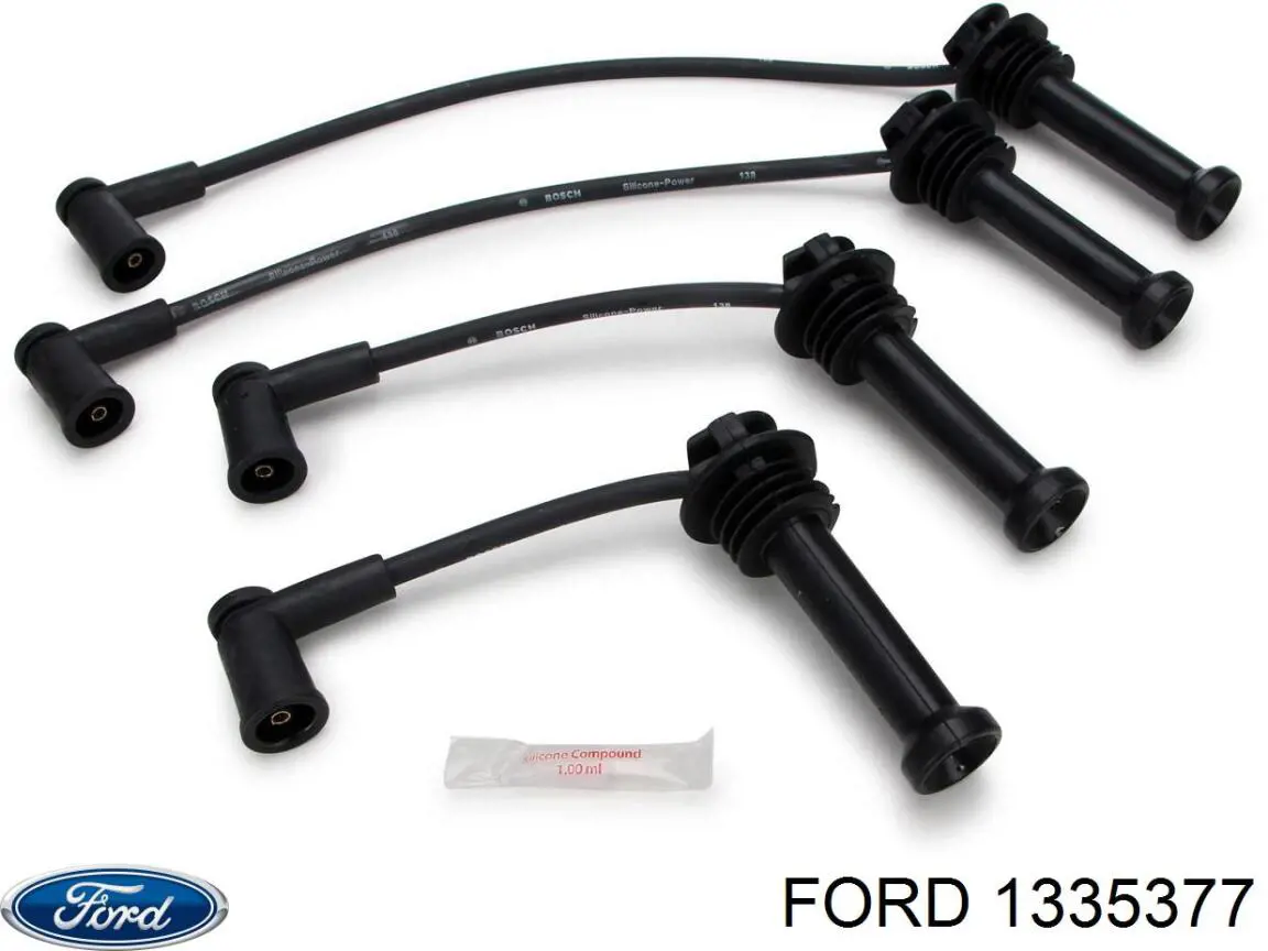 Zestaw przewodów wysokiego napięcia Ford 1335377