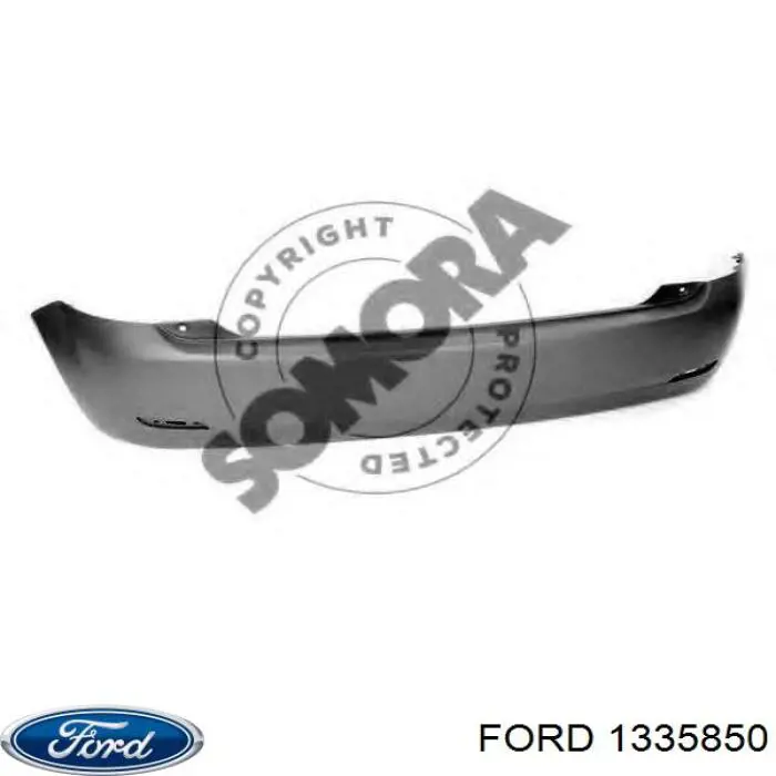 Zderzak tylny Polcar 321296J cena, od 142,28 USD